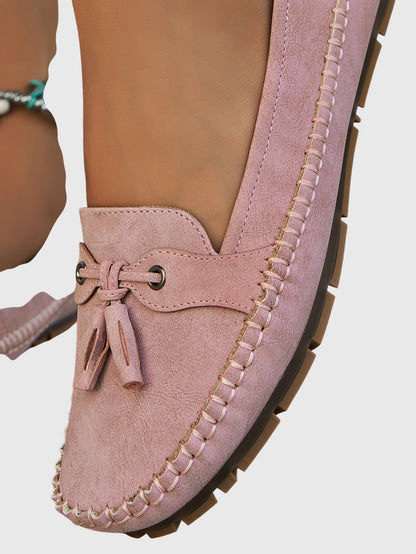Cozy Slip On Leather Loafers
