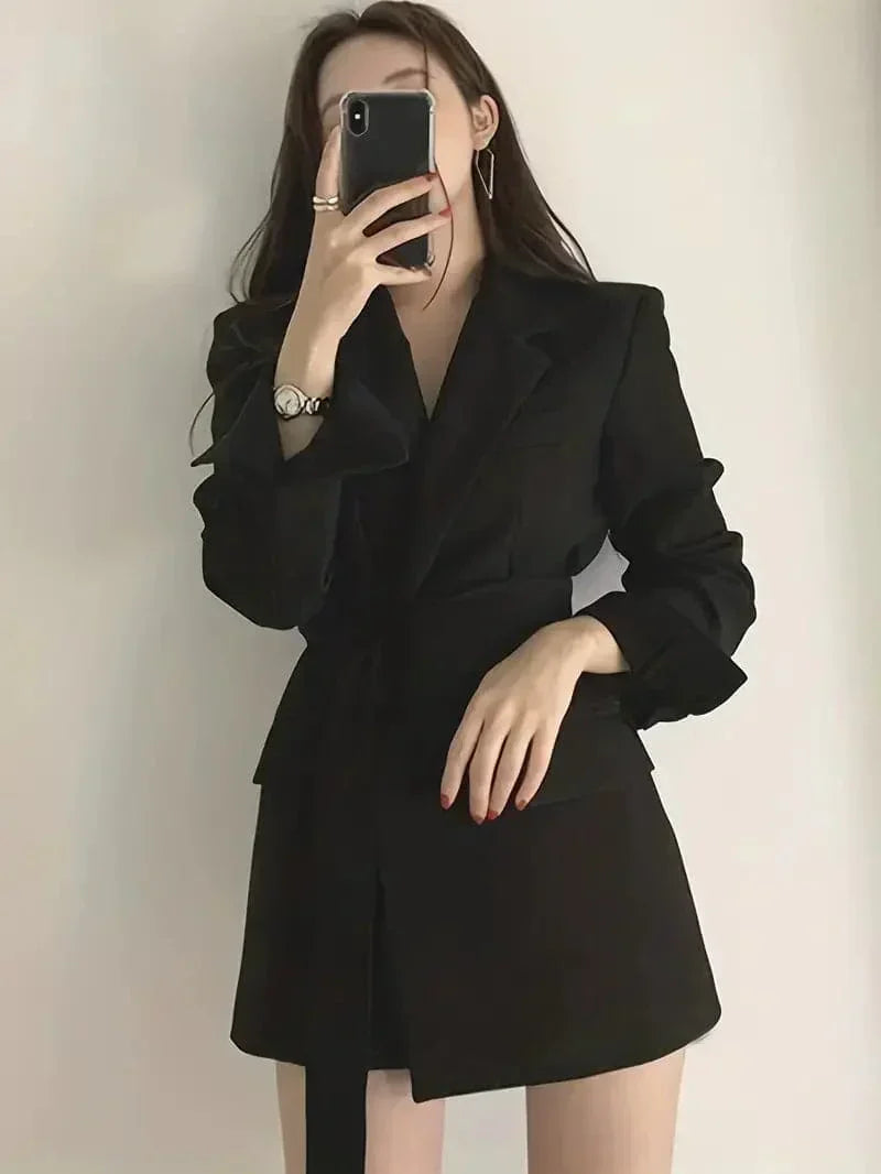 Women's Blazer Coat Wool Versatile