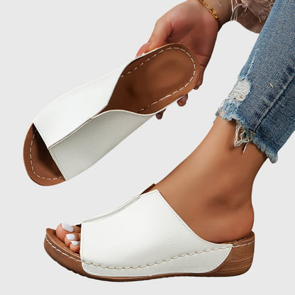 Ladies Comfortable Espadrille Wedge Sandals
