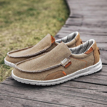 Men's Slip On Moc Toe Shoes