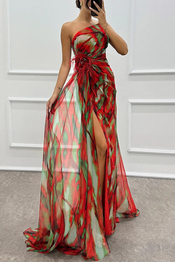 Women's Maxi Dress Floral Wedding Guest