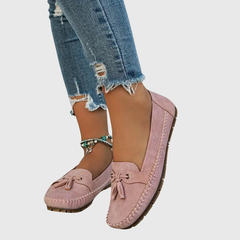 Cozy Slip On Leather Loafers