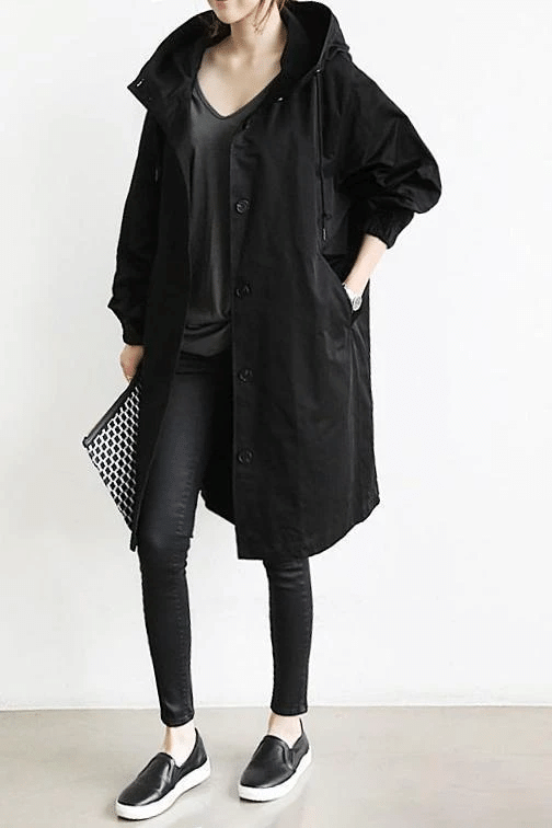Women's Oversized Windbreaker Jacket Lightweight