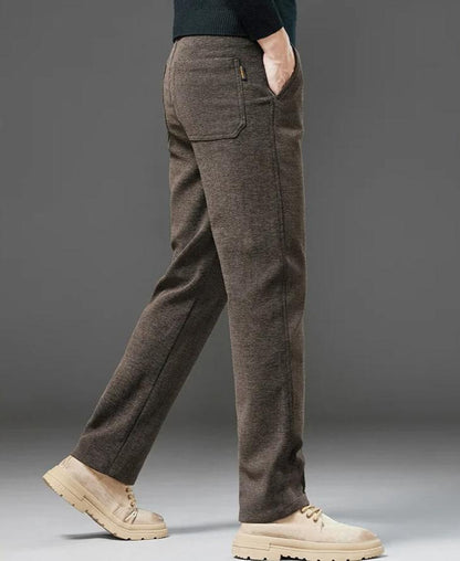 Rugged Textured Corduroy Trousers