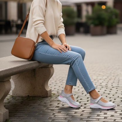 Comfortable Grid Pattern Chunky Sneaker Shoes