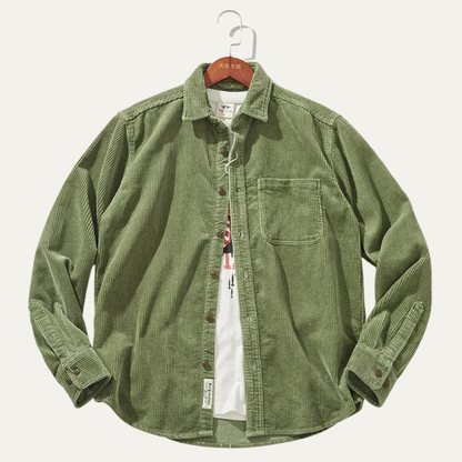 Vicenza Men's Corduroy Shirt Jacket Thick Retro