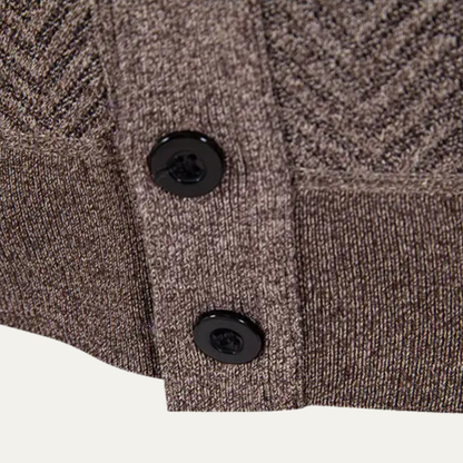 Murano Men's Slim Fit V-Neck Knitted Sweater