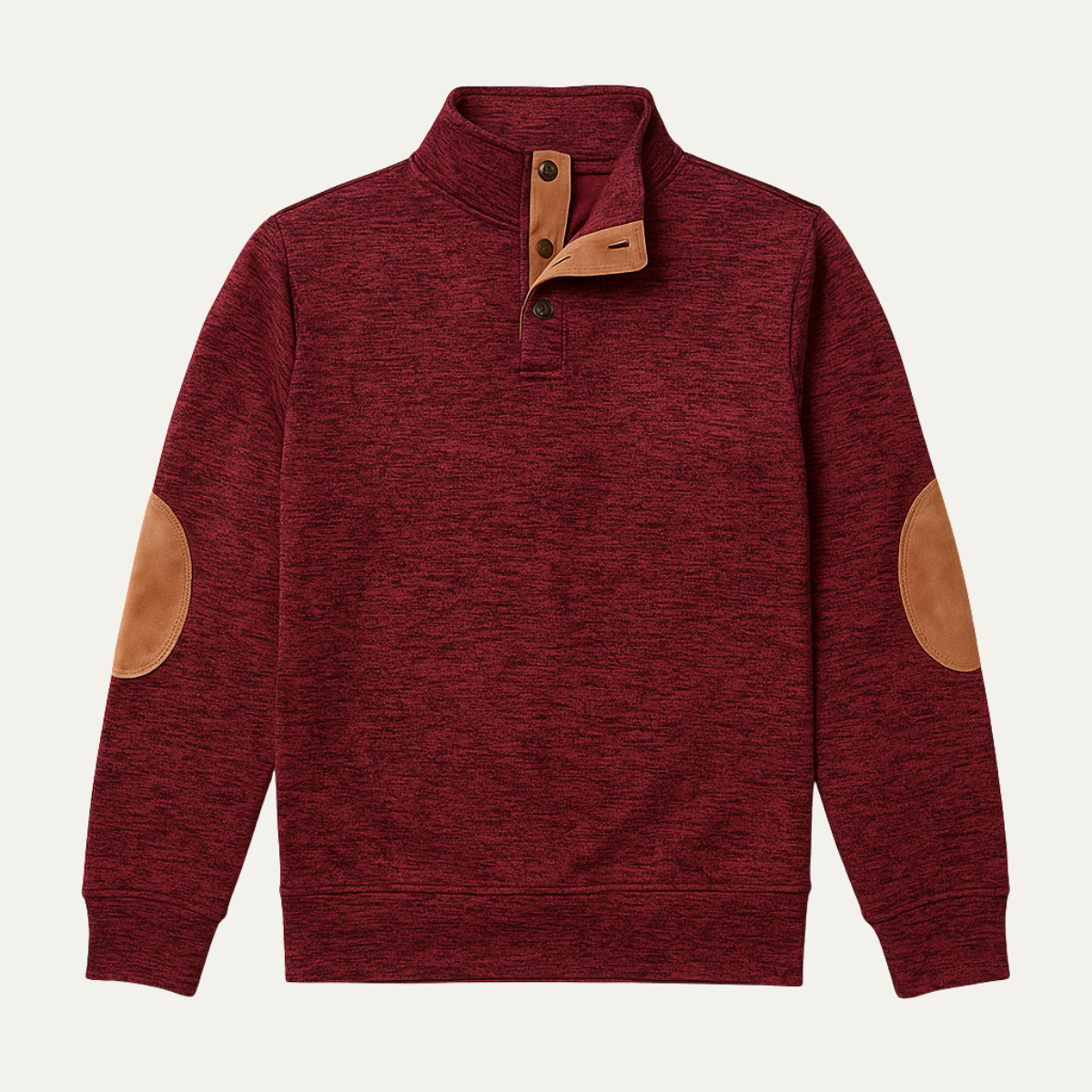 Men's Knitted Sweater Elbow Patches Heritage