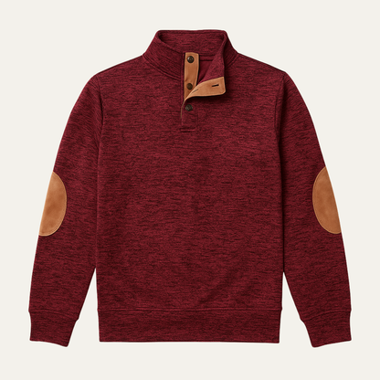 Men's Knitted Sweater Elbow Patches Heritage