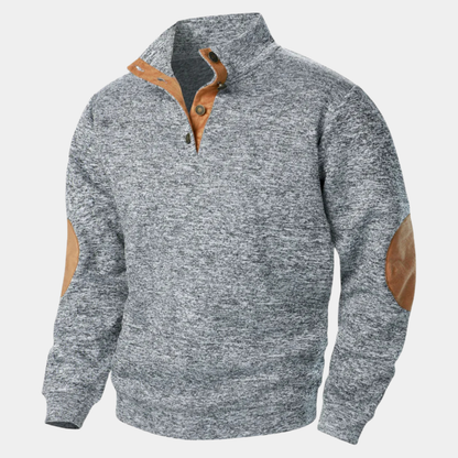 Men's Knitted Sweater Elbow Patches Heritage