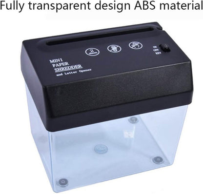 Compact Desktop Paper Shredder Quiet Efficient