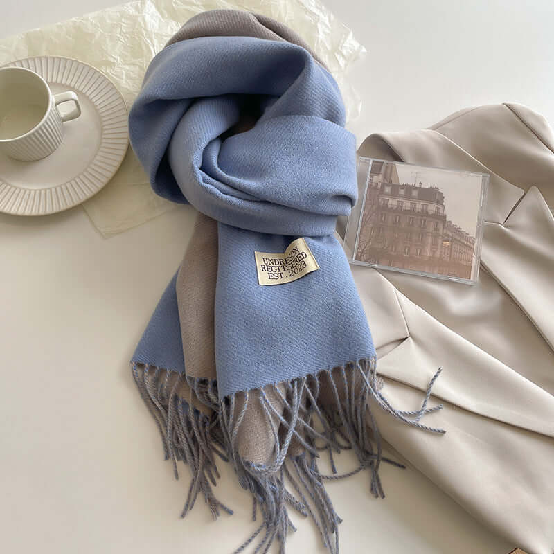 Women's Reversible Soft Silk Scarf