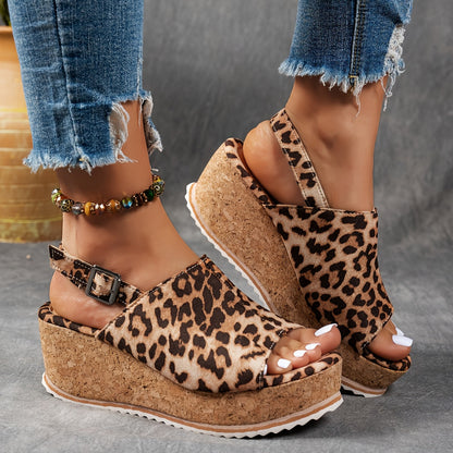 Comfortable Heeled Ankle Strap Sandals