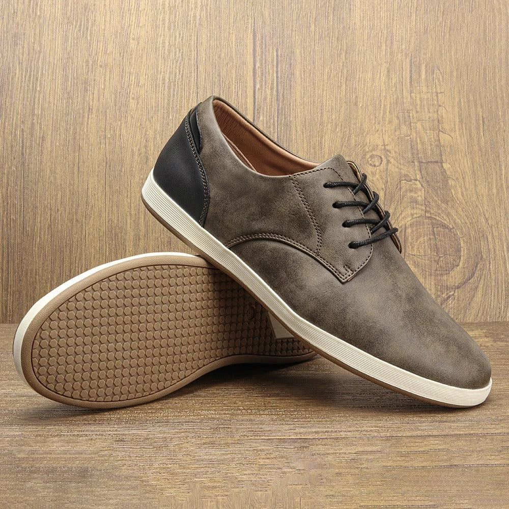 Premium Leather Low Top Shoes