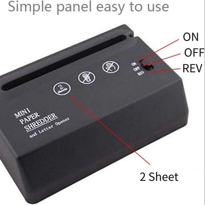 Compact Desktop Paper Shredder Quiet Efficient