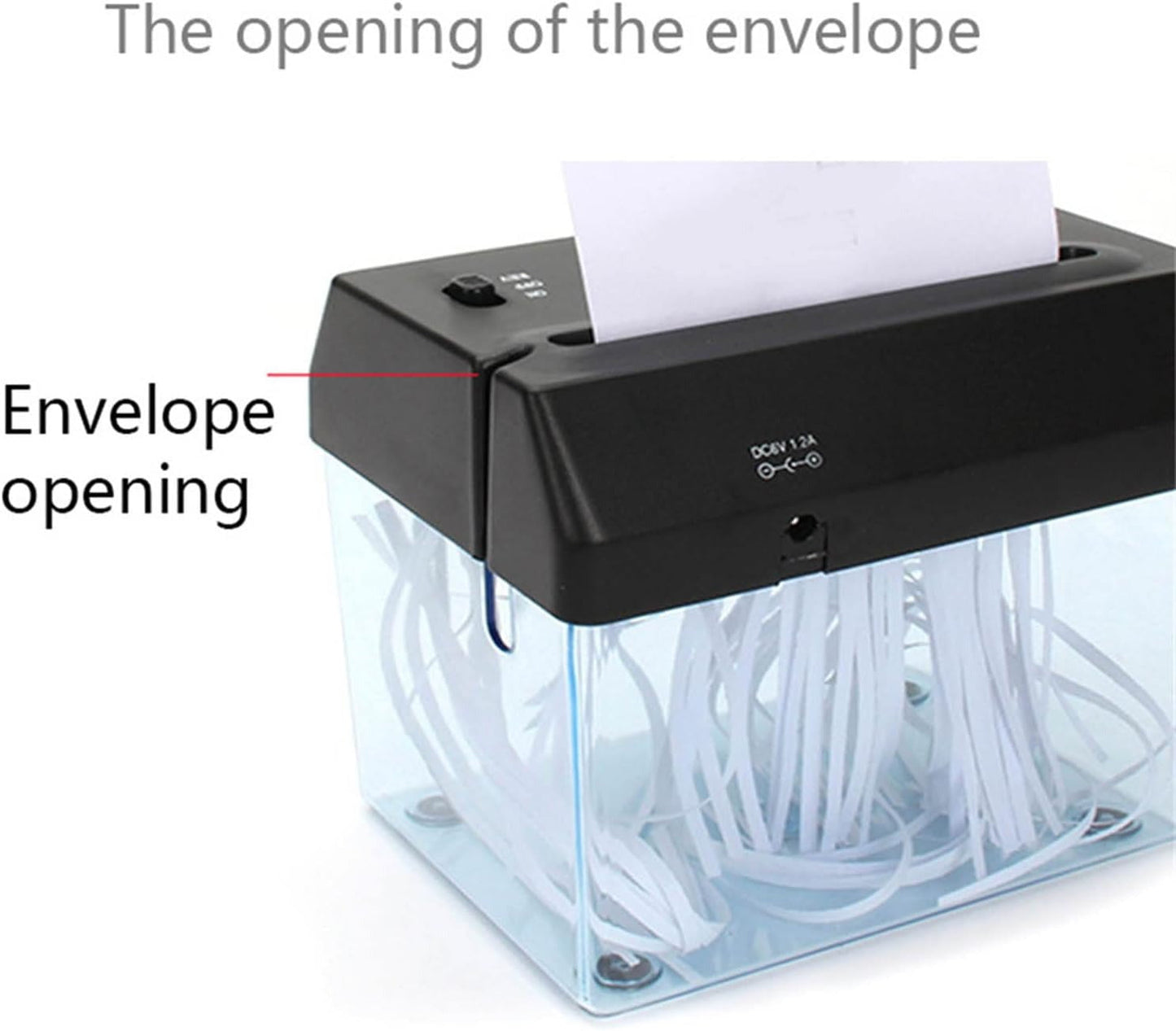 Compact Desktop Paper Shredder Quiet Efficient