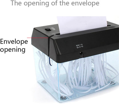 Compact Desktop Paper Shredder Quiet Efficient