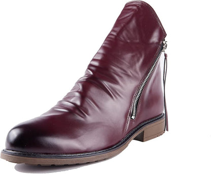 Women's Ankle Boots Zipper Low Heel Comfortable