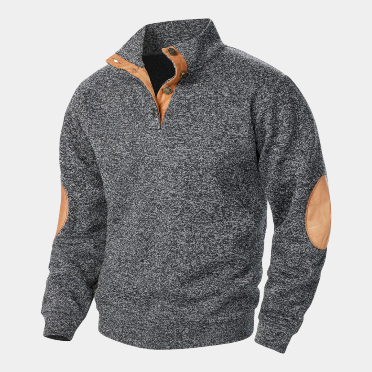 Men's Knitted Sweater Elbow Patches Heritage