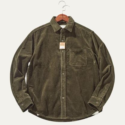 Vicenza Men's Corduroy Shirt Jacket Thick Retro