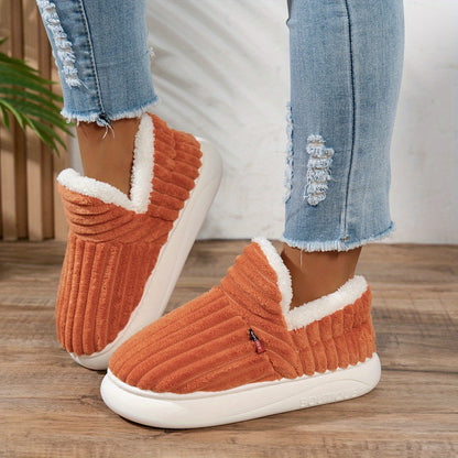 Women's Fleece Slippers Non-Slip Sole