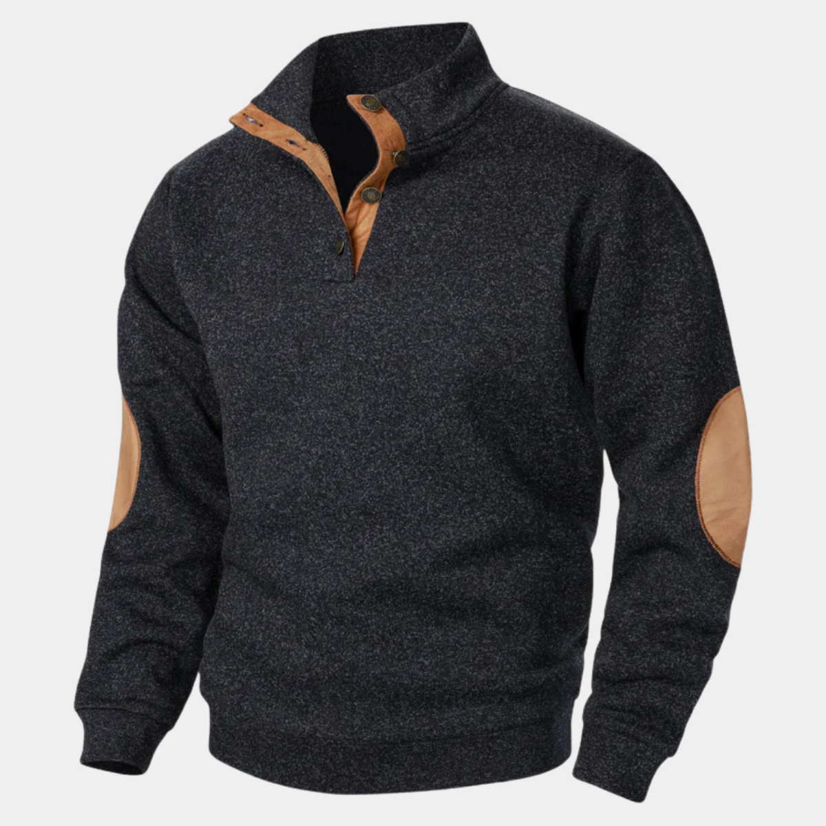 Men's Knitted Sweater Elbow Patches Heritage
