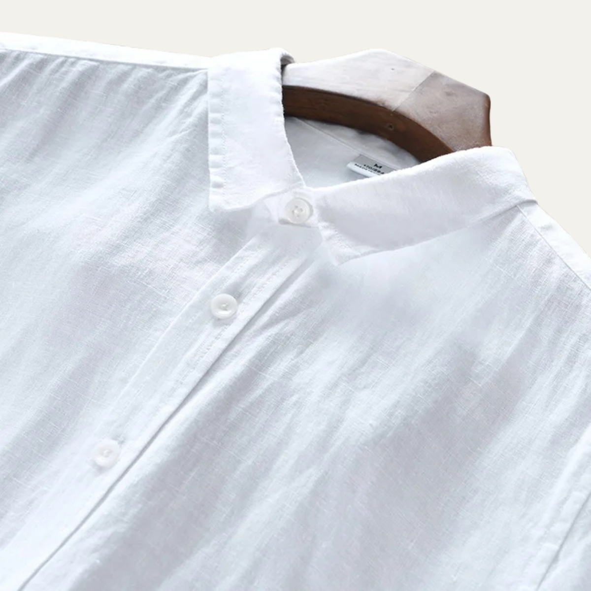 Men's Linen Casual Button Up Shirt Italian Style
