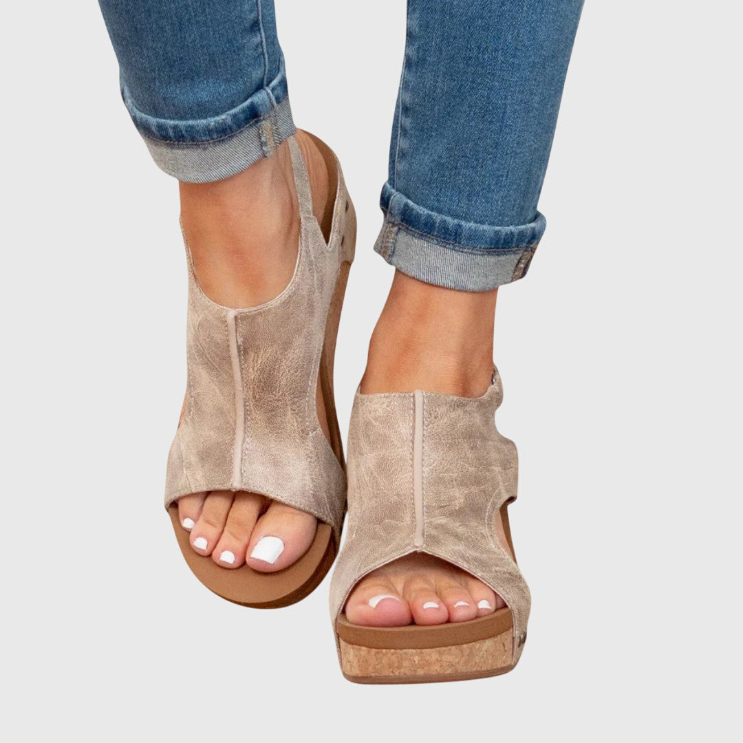 Comfortable Arch Support High Heel Sandals - VibreMode