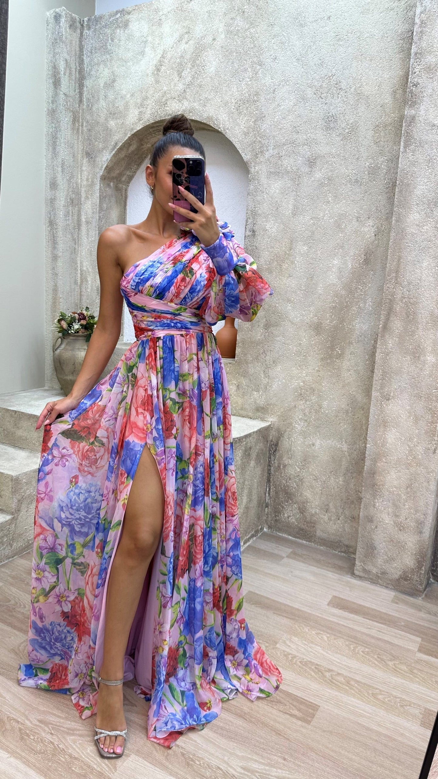 Elegant Ladies Off Shoulder Long Summer Dress