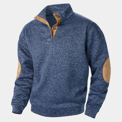 Men's Knitted Sweater Elbow Patches Heritage