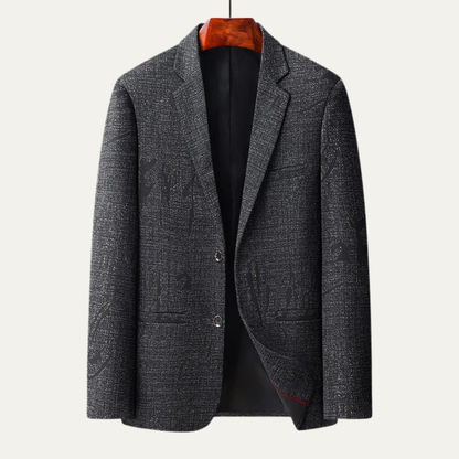 Men's Slim Fit Checked Blazer Suit