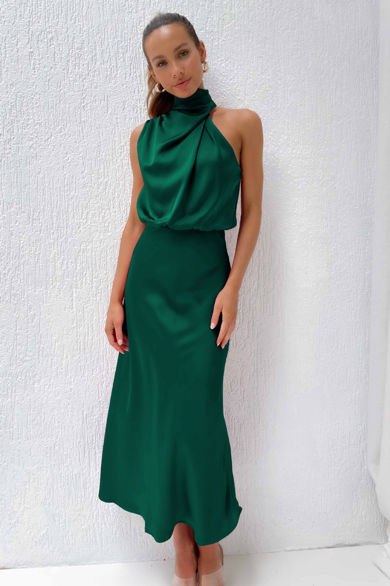Luxurious Satin Evening Gown