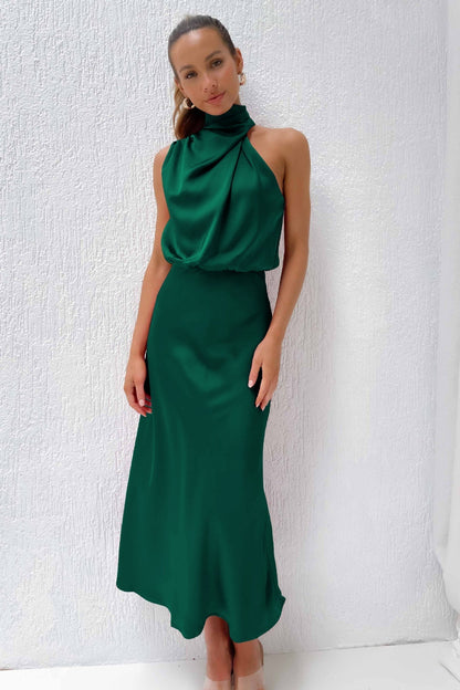 Luxurious Satin Evening Gown