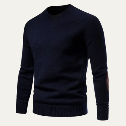 Men's Slim Fit Crew Neck Knit Sweater Thick