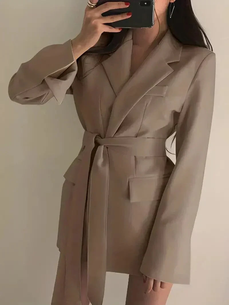 Women's Blazer Coat Wool Versatile - VibreMode