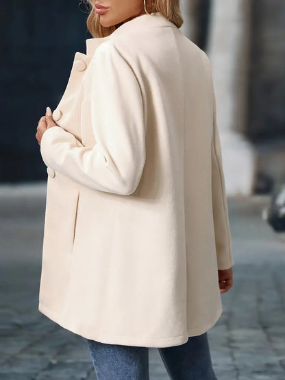 Morgan | Ladies Warm Button Front Coat