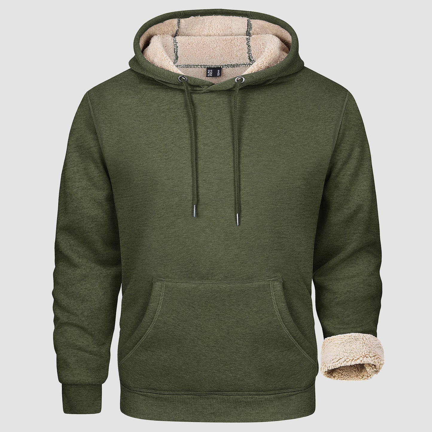 Men's Fleece Hoodie Sweatshirt Warm