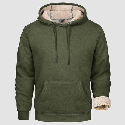 Men's Fleece Hoodie Sweatshirt Warm