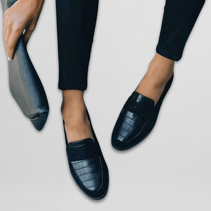 Authentic Leather Slip On Shoes