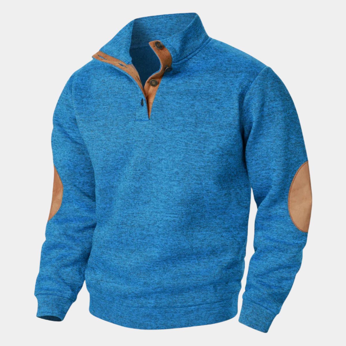 Men's Knitted Sweater Elbow Patches Heritage