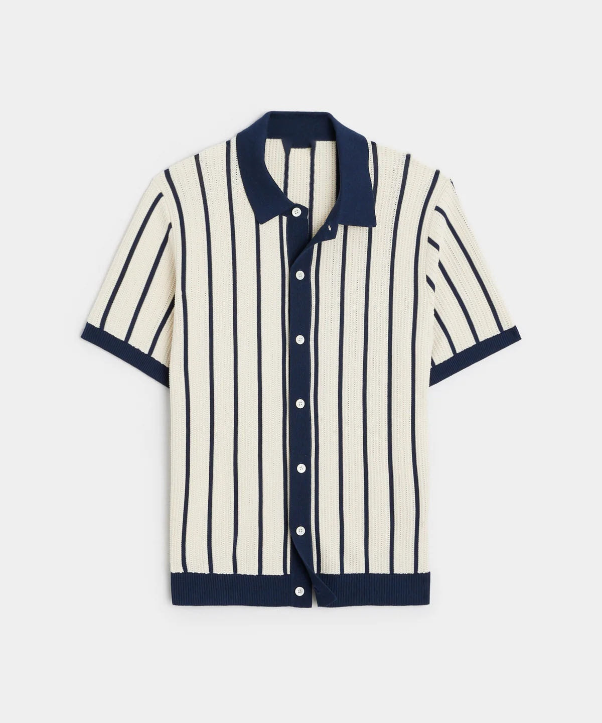 Men's Vertical Striped Button Down Shirt