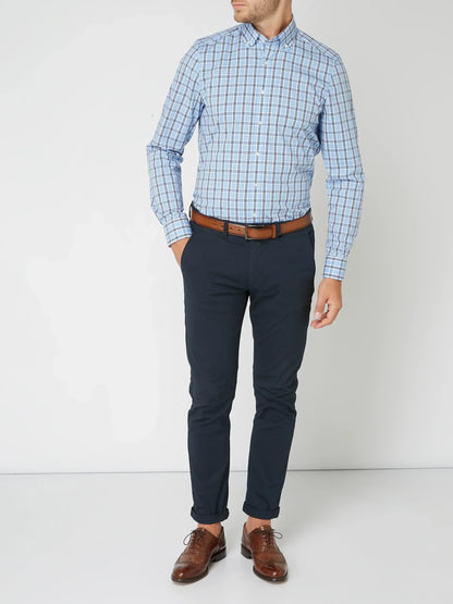 Classic Plaid Mens Button Down Shirt