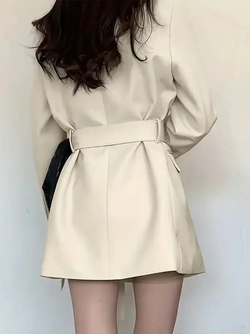 Women's Blazer Coat Wool Versatile