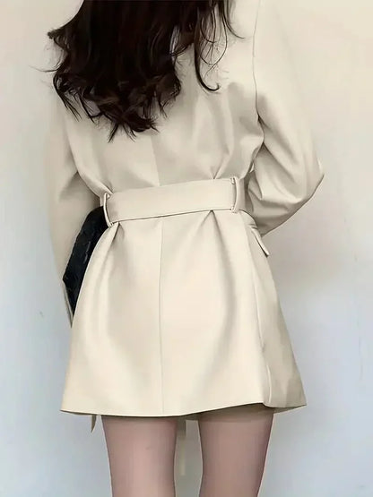 Women's Blazer Coat Wool Versatile