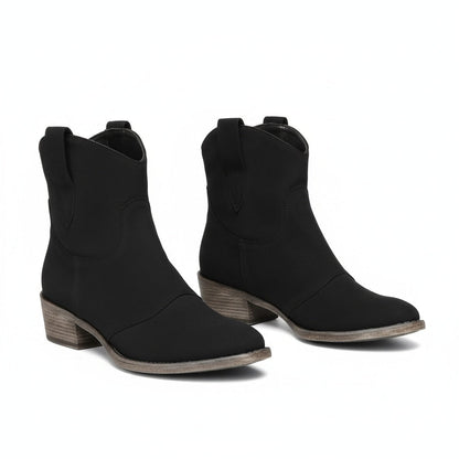 Women's Vintage Cowboy Ankle Boots
