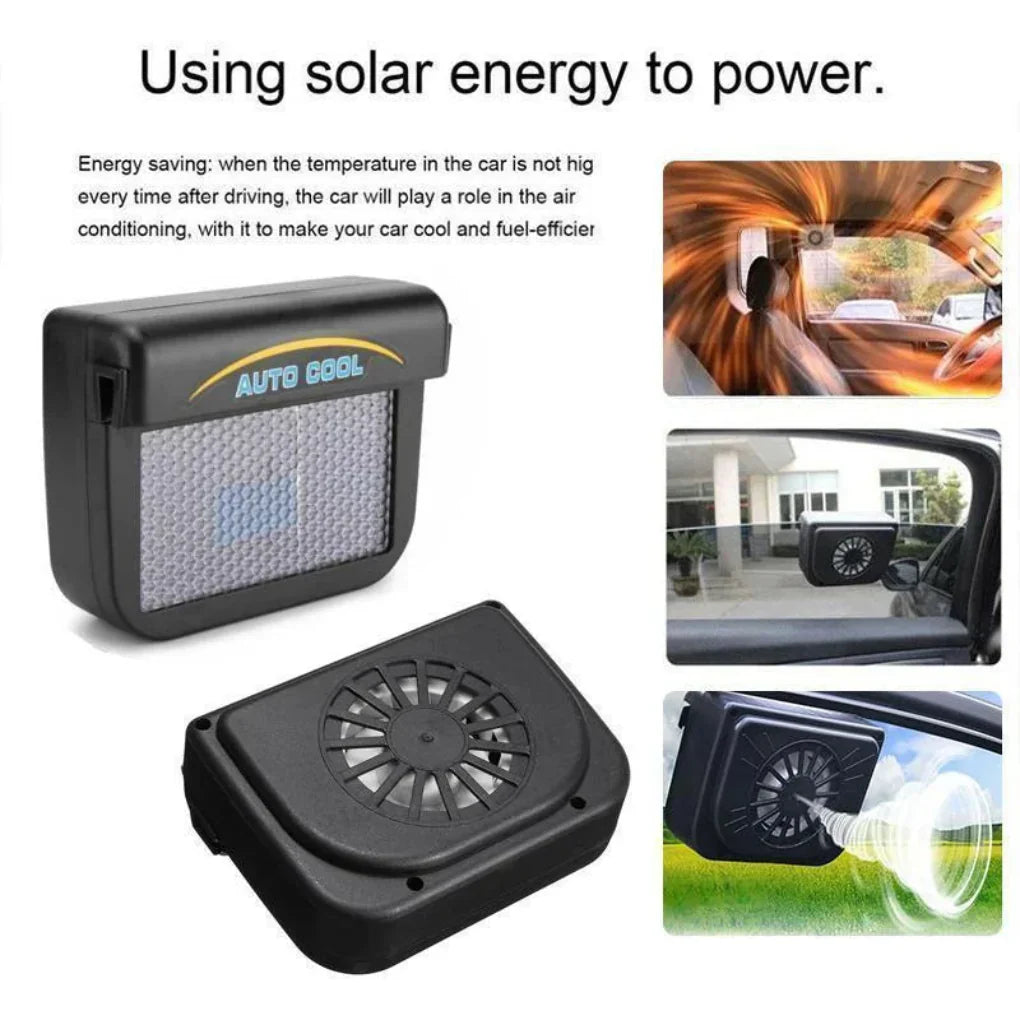 Solar Powered Car Window Vent Fan