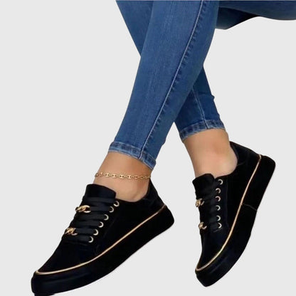 Women's Lace-Up Sneakers Arch Support - VibreMode