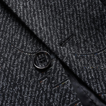 Men's Slim Fit Checked Blazer Suit