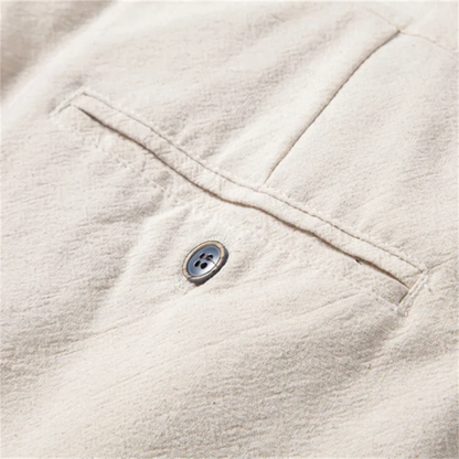 Men's Linen Pants Lightweight Beige Casual