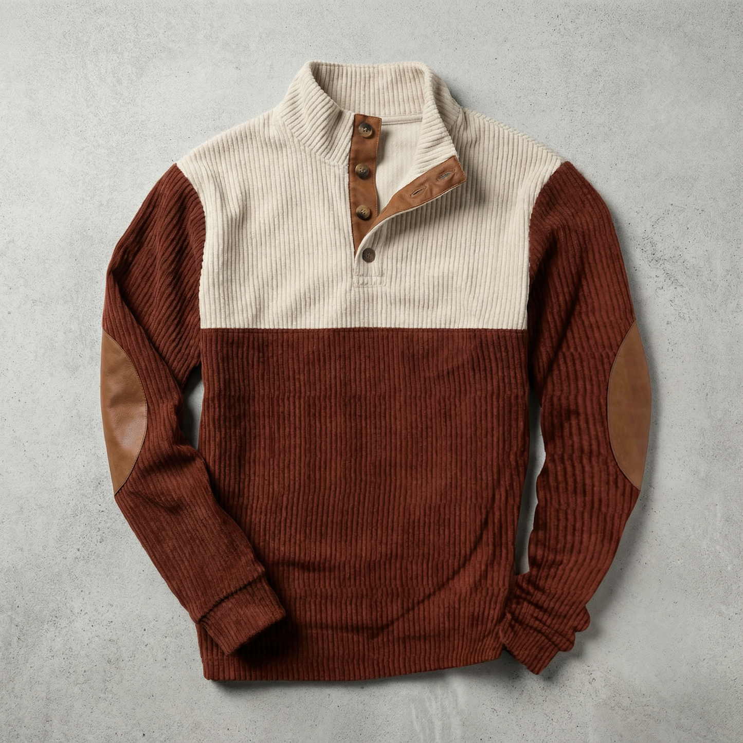 Verona Men's Corduroy Button Up Shirt - VibreMode